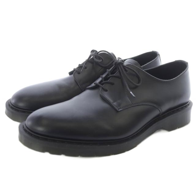 【中古】グラフペーパー Graphpaper Solovair GP Leather Shoes シューズ レザー 9 黒 ブラック /SR メンズ