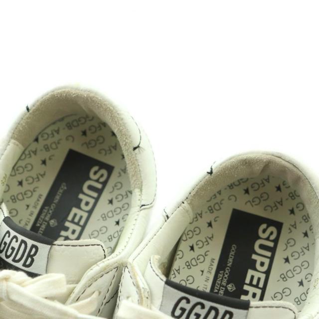 【中古】ゴールデングース スーパースター スニーカー シューズ エンボスロゴ スターパッチ S36 23.5cm 白 レディース