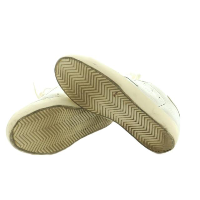 【中古】ゴールデングース スーパースター スニーカー シューズ エンボスロゴ スターパッチ S36 23.5cm 白 レディース