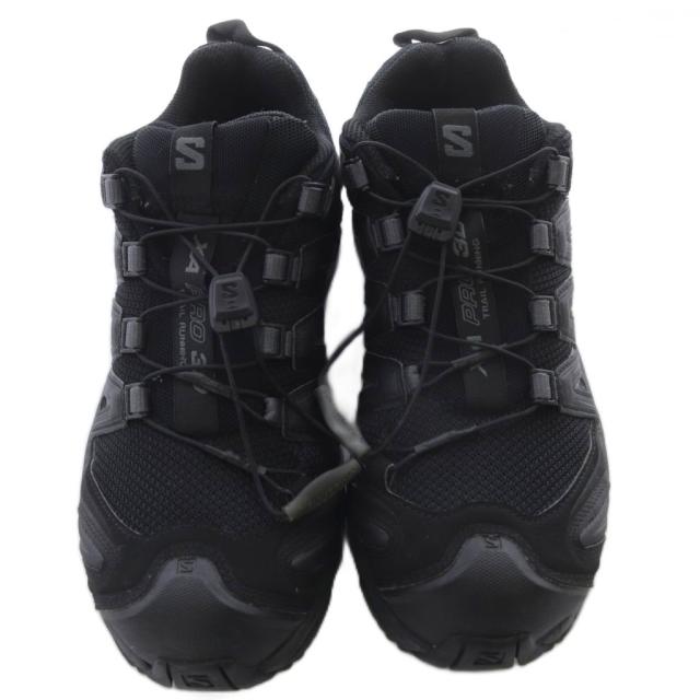 【中古】サロモン Salomon XA PRO 3D スニーカー ロゴ 23.5cm 黒 ブラック 416174 /SR レディース