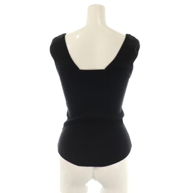 【中古】シシクイ SHISHIKUI ニットリブタンクトップ リネン F 黒 /NR ■OS レディース 中古】シシクイ SHISHIKUI ニットリブタンクトップ リネン F 黒 /NR