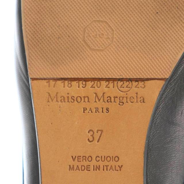 【中古】メゾンマルジェラ 22 TABI MULE 足袋 ミュール サンダル 37 24.0cm 黒 ブラック S58WX0004 ■OS レディース