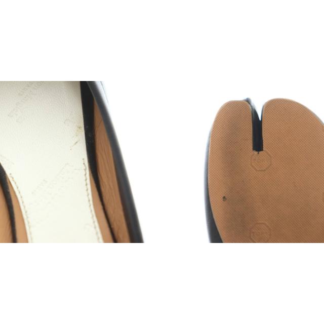 【中古】メゾンマルジェラ 22 TABI MULE 足袋 ミュール サンダル 37 24.0cm 黒 ブラック S58WX0004 ■OS レディース