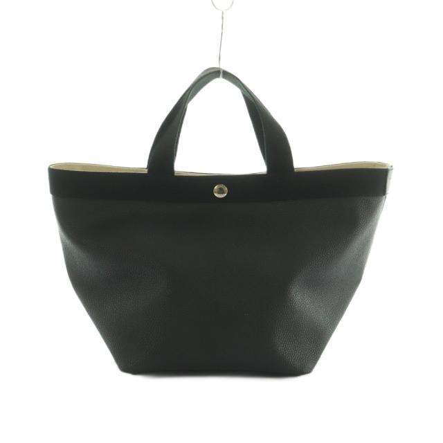 【中古】エルベシャプリエ Herve Chapelier 707GP リュクス舟型トートM バッグ 紺 ネイビー /MI ■OS レディース