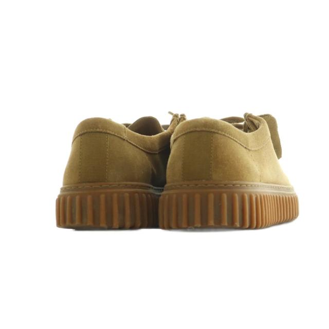 【中古】クラークス clarks Torhill Lo レースアップシューズ スエード US8 26.0cm ベージュ 26173471 ■OS メンズ