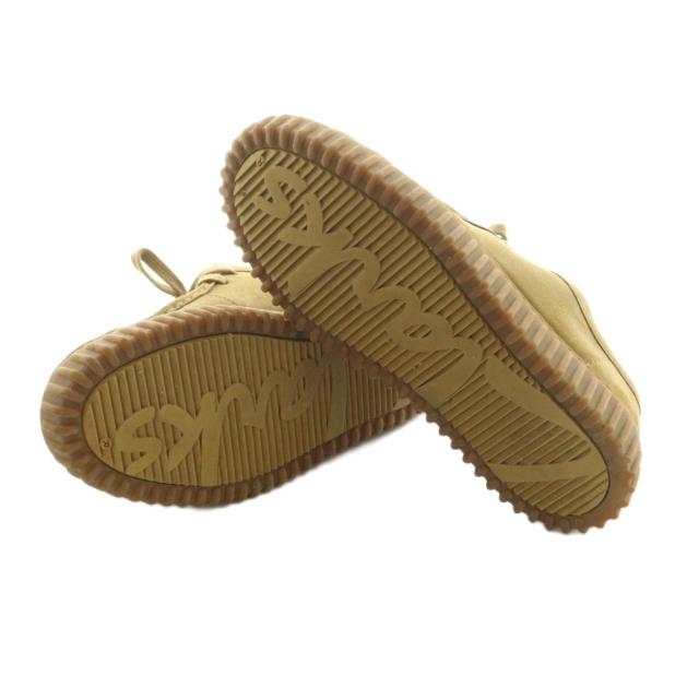 【中古】クラークス clarks Torhill Lo レースアップシューズ スエード US8 26.0cm ベージュ 26173471 ■OS メンズ