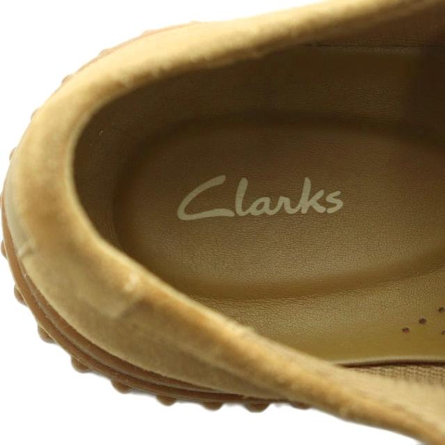 【中古】クラークス clarks Torhill Lo レースアップシューズ スエード US8 26.0cm ベージュ 26173471 ■OS メンズ
