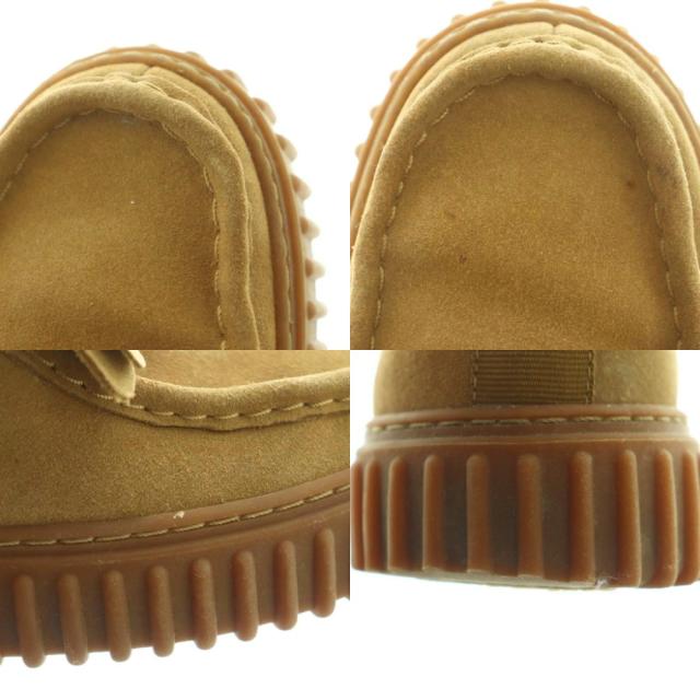 【中古】クラークス clarks Torhill Lo レースアップシューズ スエード US8 26.0cm ベージュ 26173471 ■OS メンズ