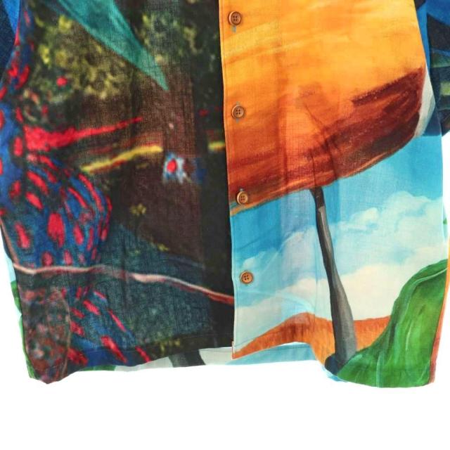 【中古】アンダーソンベル Andersson Bell IMPRESSIONIST PRINTED SHIRT オープンカラーシャツ 半袖 M マルチカラー_3