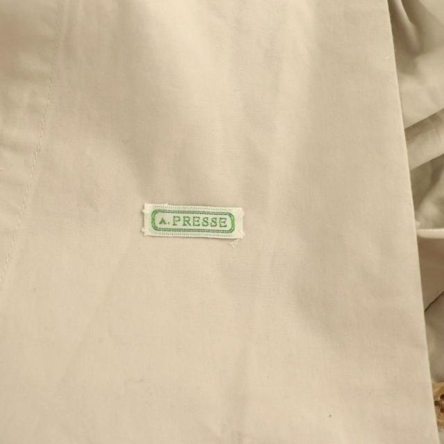 【中古】アプレッセ A.PRESSE High Density Weather Cloth Shorts ショートパンツ ジッパーフライ 3 グレージュ