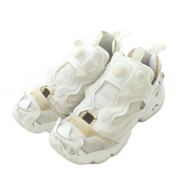 【中古】リーボック × メゾンマルジェラ 22 インスタ ポンプフューリー メモリー オブ スニーカー 36.5 23.6cm