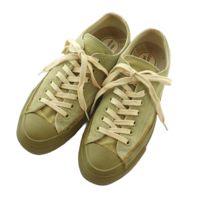 【中古】コンバース × ミスターハリウッド CHUCK TAYLOR NH OX スニーカー US8.5 27.0cm ライトカーキ 1CJ740