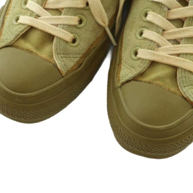 【中古】コンバース × ミスターハリウッド CHUCK TAYLOR NH OX スニーカー US8.5 27.0cm ライトカーキ 1CJ740