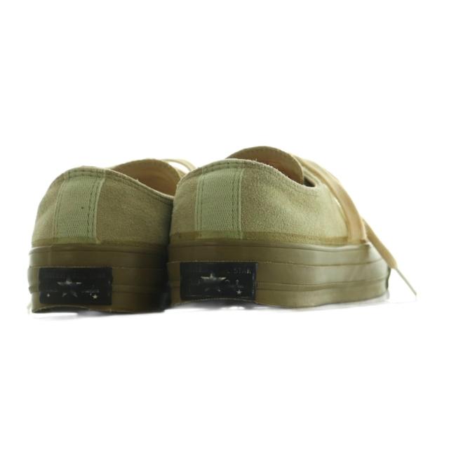 【中古】コンバース × ミスターハリウッド CHUCK TAYLOR NH OX スニーカー US8.5 27.0cm ライトカーキ 1CJ740