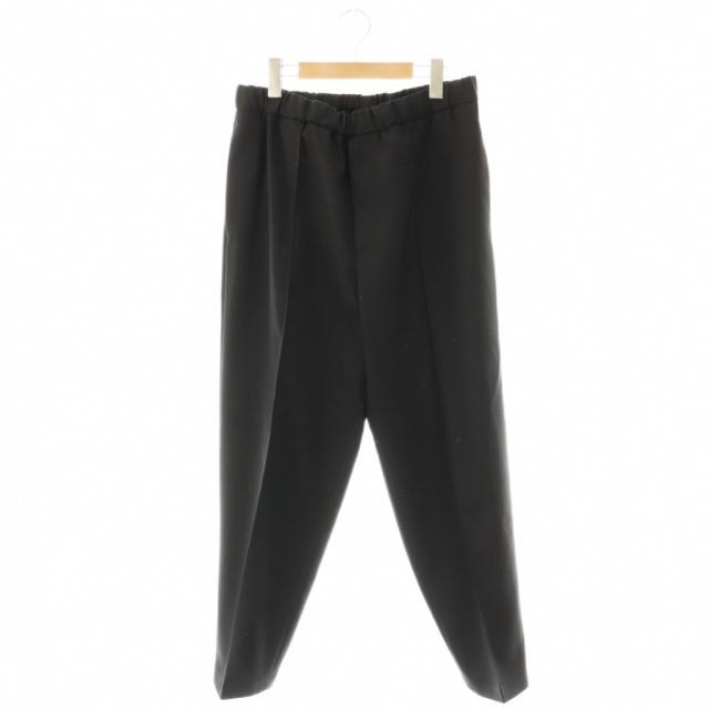 【中古】ジルサンダー JIL SANDER イージートラウザーパンツ テーパードパンツ 46 ブラック /ES ■OS メンズ