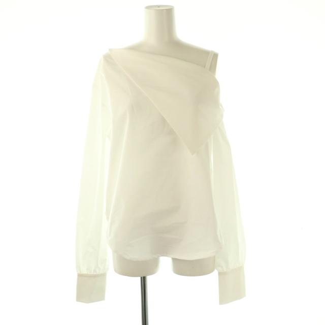 【中古】メゾンドドルチェ maison de Dolce. ciel blouse ブラウス 長袖 プルオーバー F 白 /NR ■OS レディース