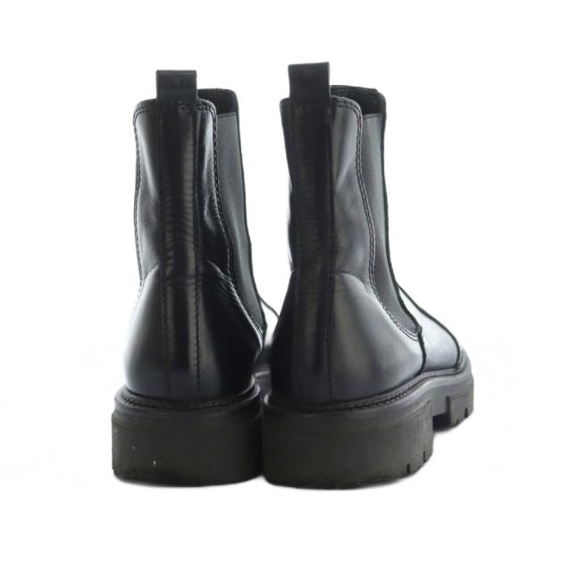 【中古】エネス ENESS サイドゴアブーツ ショートブーツ 37 23.5cm 黒 ブラック /MI ■OS レディース