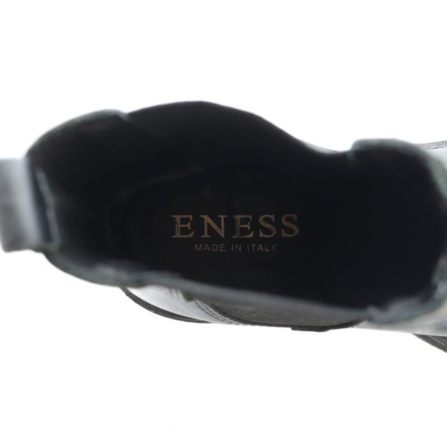 【中古】エネス ENESS サイドゴアブーツ ショートブーツ 37 23.5cm 黒 ブラック /MI ■OS レディース