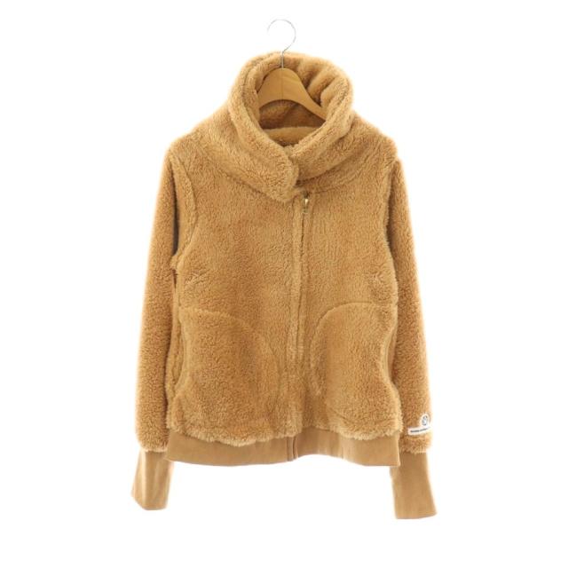 【中古】未使用品 メゾンマーベリックプレゼンツ ボアハイネックジップアップブルゾン ジップアップ