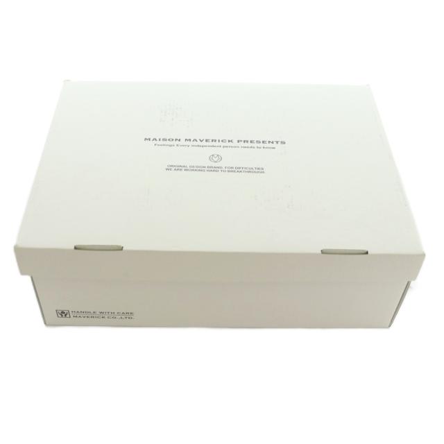 【中古】メゾンマーベリックプレゼンツ スニーカーブーツ ショートブーツ エコムートン ボア 厚底 23.5cm 茶色 MS2531