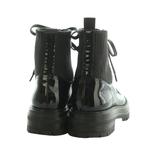 【中古】ジャンヴィトロッシ martis レースアップブーツ ショートブーツ 37.5 24.5cm 黒 ブラック 73884 レディース