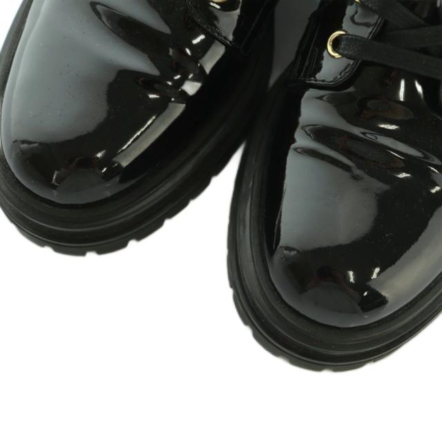 【中古】ジャンヴィトロッシ martis レースアップブーツ ショートブーツ 37.5 24.5cm 黒 ブラック 73884 レディース