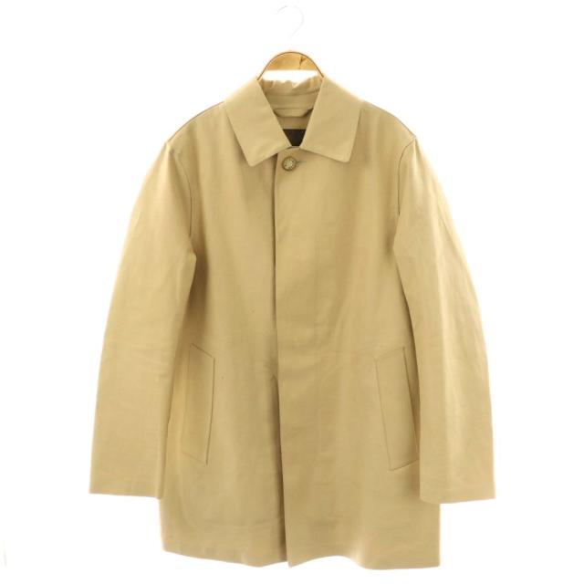 【中古】マッキントッシュ MACKINTOSH コットン ステンカラーコート ゴム引きコート アウター 40 ベージュ
