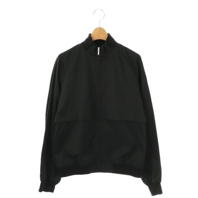 【中古】イエナ IENA 24SSTCツイルハリントンジャケット ブルゾン 38 ブラック /DF ■OS レディース