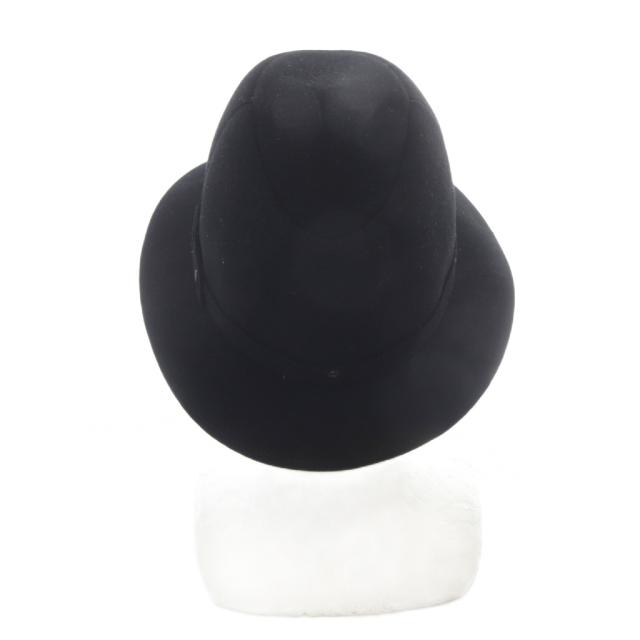 【中古】ボルサリーノ Borsalino アレッサンドリア ポケット ハット 帽子 59cm 黒 ブラック /SR メンズ_2