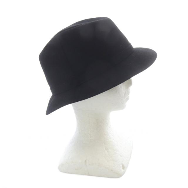 【中古】ボルサリーノ Borsalino アレッサンドリア ポケット ハット 帽子 59cm 黒 ブラック /SR メンズ_3