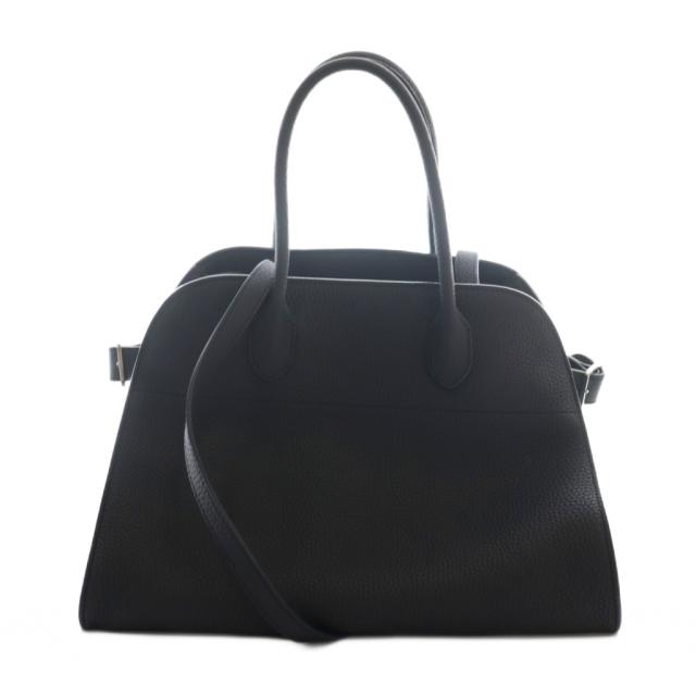 【中古】ザロウ THE ROW SOFT MARGAUX 12 バッグ ハンド ショルダー 2WAY レザー 紺 ネイビー W1586L133BLPL /AQ