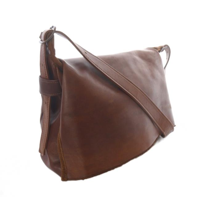 【中古】ゲンテン genten ホースレザー ショルダーバッグ 茶色 ブラウン 44612 /SR レディース_4