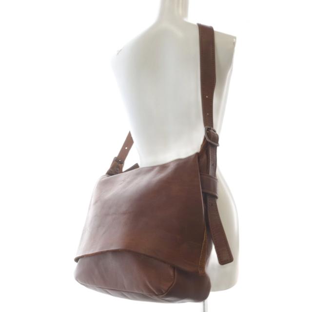 【中古】ゲンテン genten ホースレザー ショルダーバッグ 茶色 ブラウン 44612 /SR レディース_6