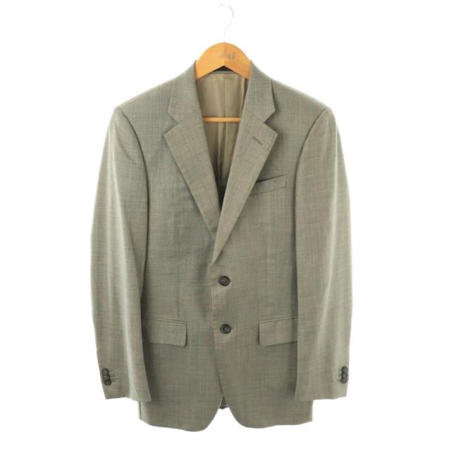 【中古】プラダ PRADA テーラードジャケット 44R グレー /ES ■OS ■SH メンズ