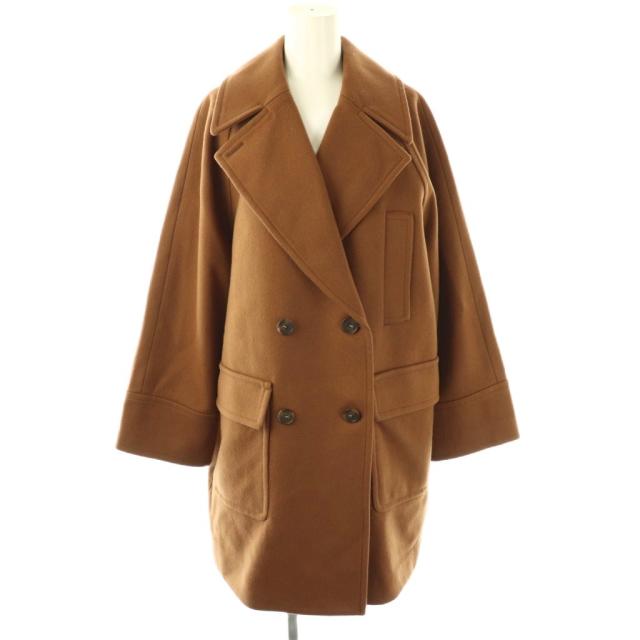 【中古】ジャーナルスタンダード レリューム JOURNAL STANDARD relume BellandiミドルPコート アウター 38 ブラウン