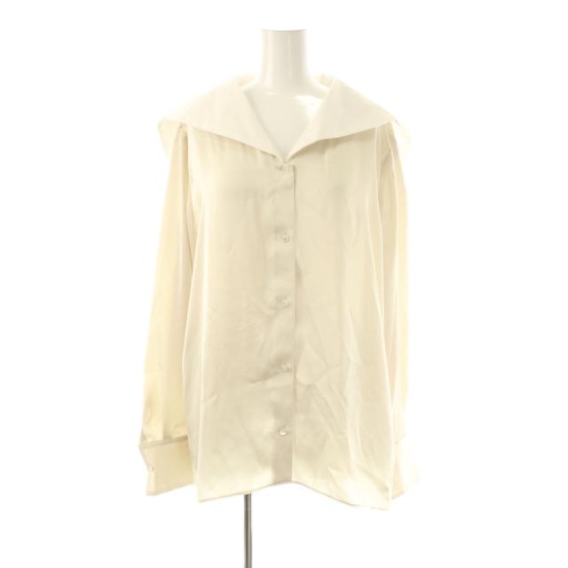 【中古】ジプソフィア gypsohila Sailor Blouse ブラウス シャツ F アイボリー ホワイト /ES ■OS レディース