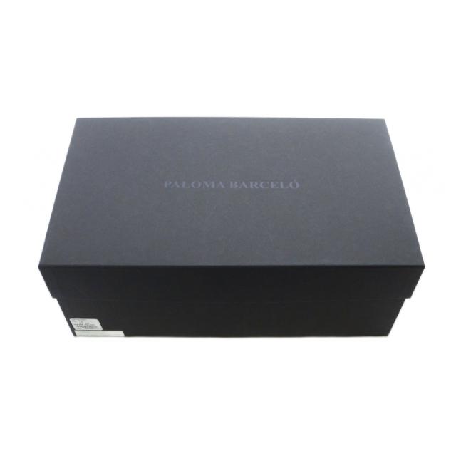 【中古】パロマバルセロ PALOMA BARCELO ARIEL ムートンサボ サンダル チャンキーヒール 36 23.5cm トープ ブラウン