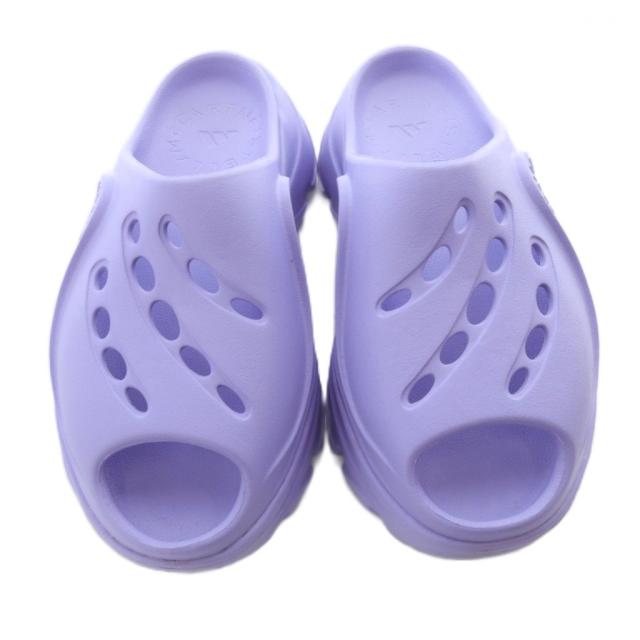 【中古】アディダス バイ ステラマッカートニー クロッグサンダル 24.5cm 紫 gw2048 /SR レディース