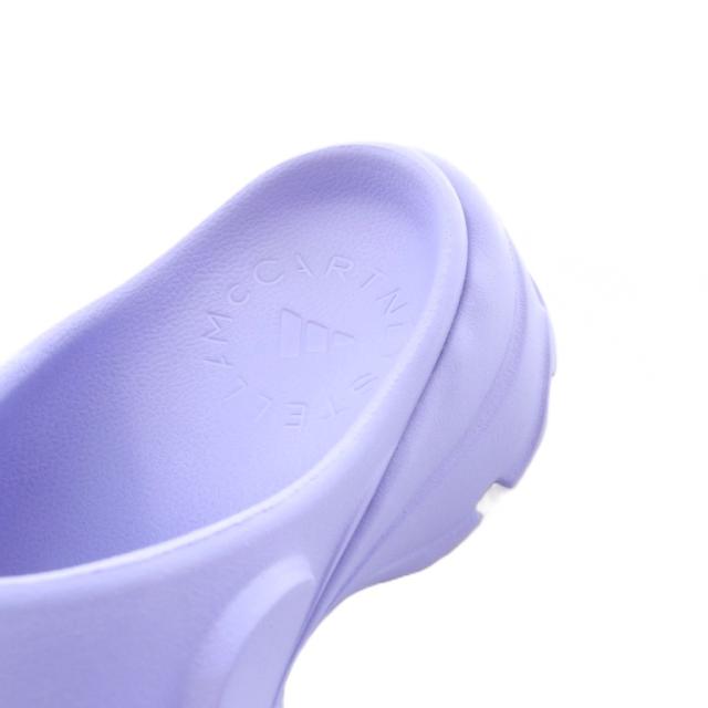 【中古】アディダス バイ ステラマッカートニー クロッグサンダル 24.5cm 紫 gw2048 /SR レディース