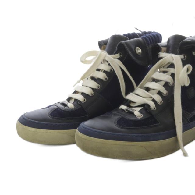 中古】ジミーチュウ JIMMY CHOO スニーカー ハイカット 41 ブラック