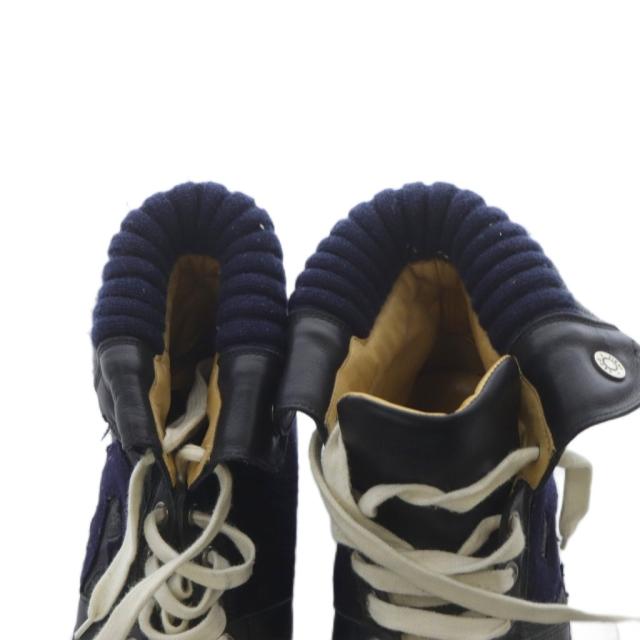 中古】ジミーチュウ JIMMY CHOO スニーカー ハイカット 41 ブラック
