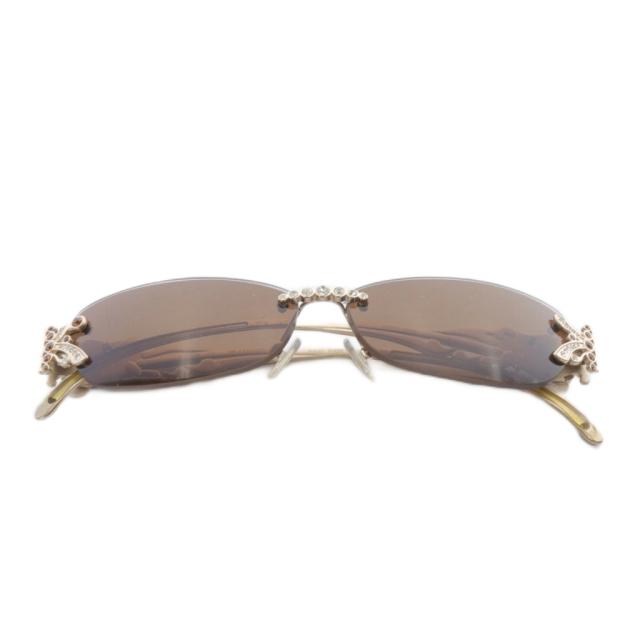 【中古】ジュディスリーバー JUDITH LEIBER JL1558 サングラス 56□12-125 茶色 ゴールド色 /SR ■SH レディース