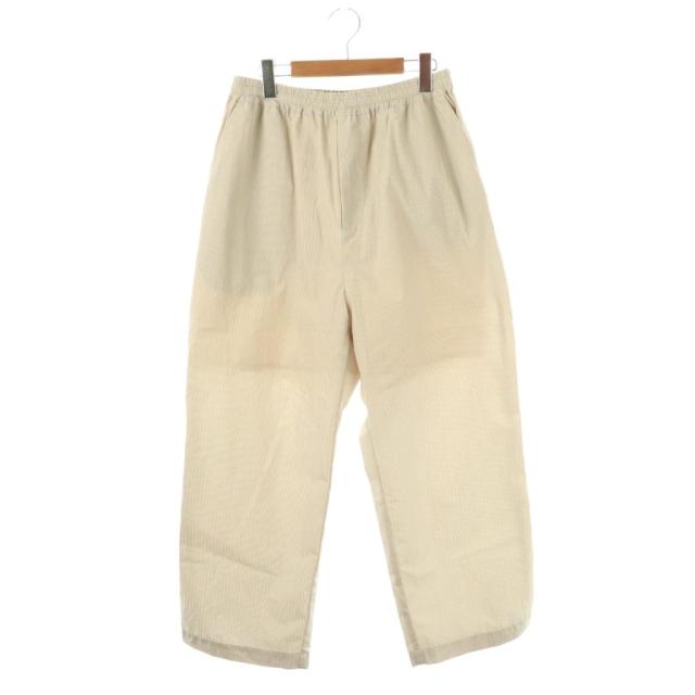 【中古】ヴェリテクール Veritecoeur ストライプイージーパンツ テーパード F ベージュ VC-2790 /HK ■OS ■SH