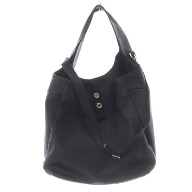 【中古】ヌンク nunc Supermarket W.R.L 2WAY バッグ ショルダーバッグ レザー 黒 ブラック /SR ■SH レディース