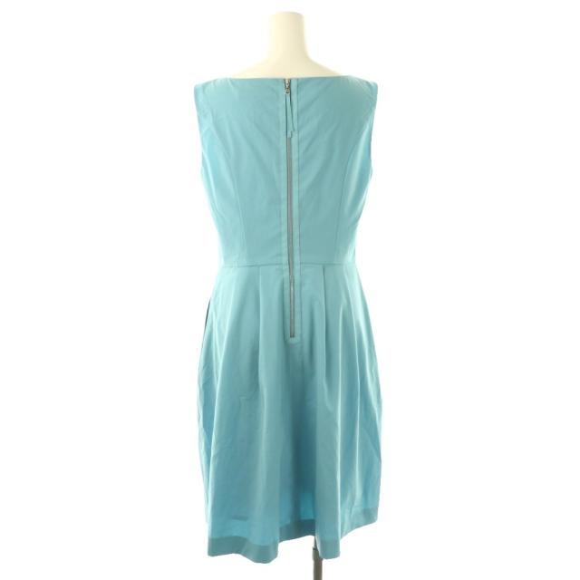 【中古】フォクシーニューヨーク FOXEY NEW YORK ノースリーブワンピース ロング 40 ライトブルー 36146 /HK ■OS 中古】フォクシーニューヨーク FOXEY NEW YORK ノースリーブワンピース