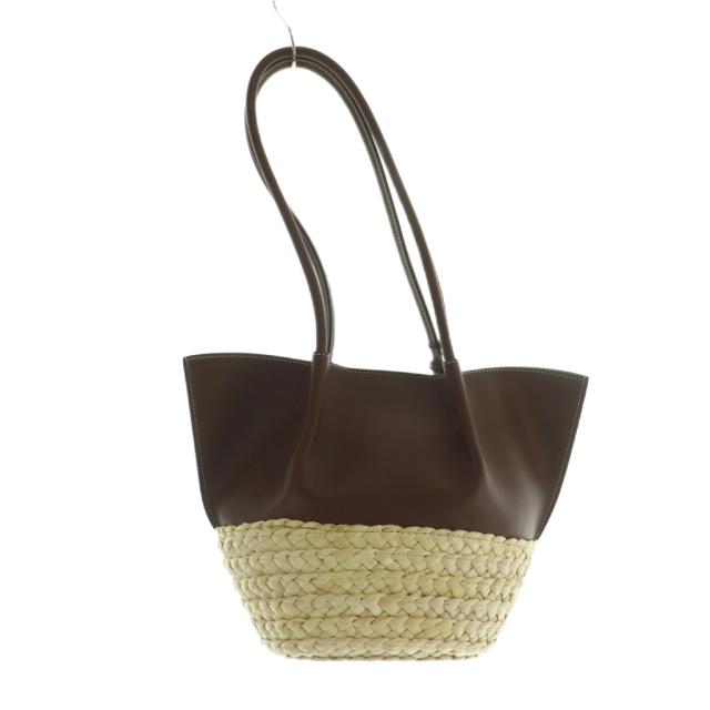【中古】未使用品 トッズ TOD'S Bux Small Shopping Tote トートバッグ レザー 茶 ブラウン XBWBUXA0200UBY265T /AQ_2