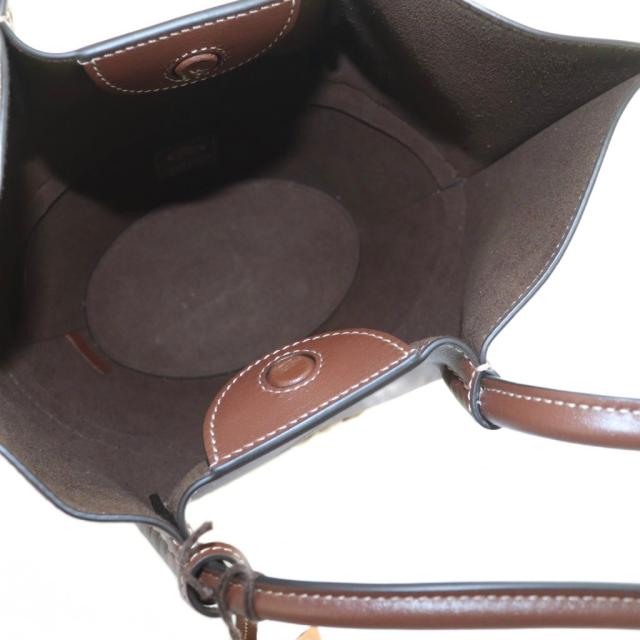 【中古】未使用品 トッズ TOD'S Bux Small Shopping Tote トートバッグ レザー 茶 ブラウン XBWBUXA0200UBY265T /AQ_5