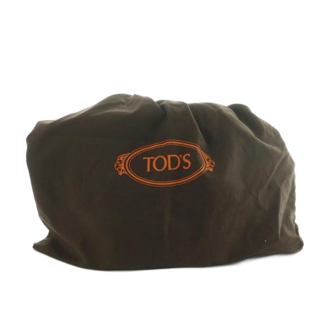【中古】未使用品 トッズ TOD'S Bux Small Shopping Tote トートバッグ レザー 茶 ブラウン XBWBUXA0200UBY265T /AQ_7