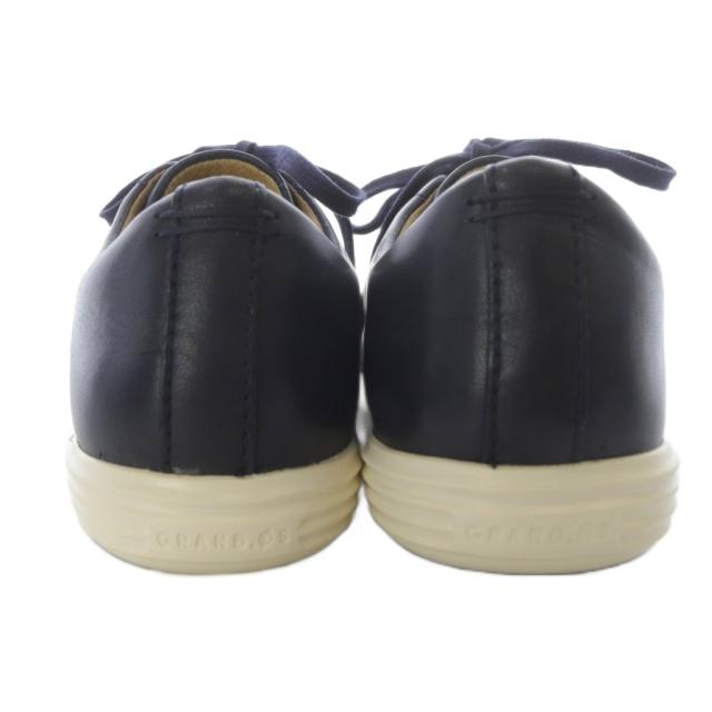 【中古】未使用品 コールハーン COLE HAAN スニーカー ローカット レザー 8.5M ネイビー /YO32 メンズ