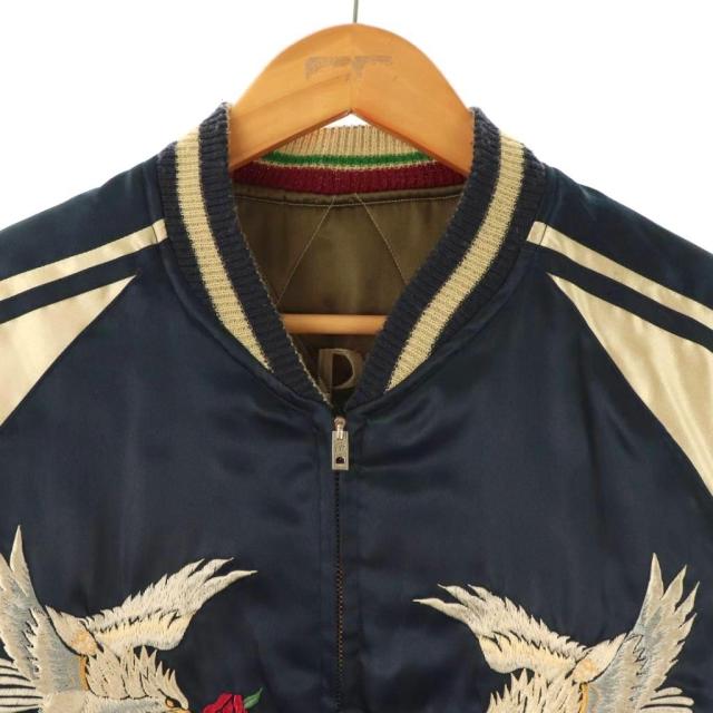 【中古】テーラートーヨー 東洋 リバーシブル U.S.AIR FORCE 鷹柄 虎柄 リバーシブル スカジャン ジャケット